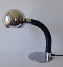 Midcentury Table Lamp Targetti Sankey, Space Age, Italy, 1970s