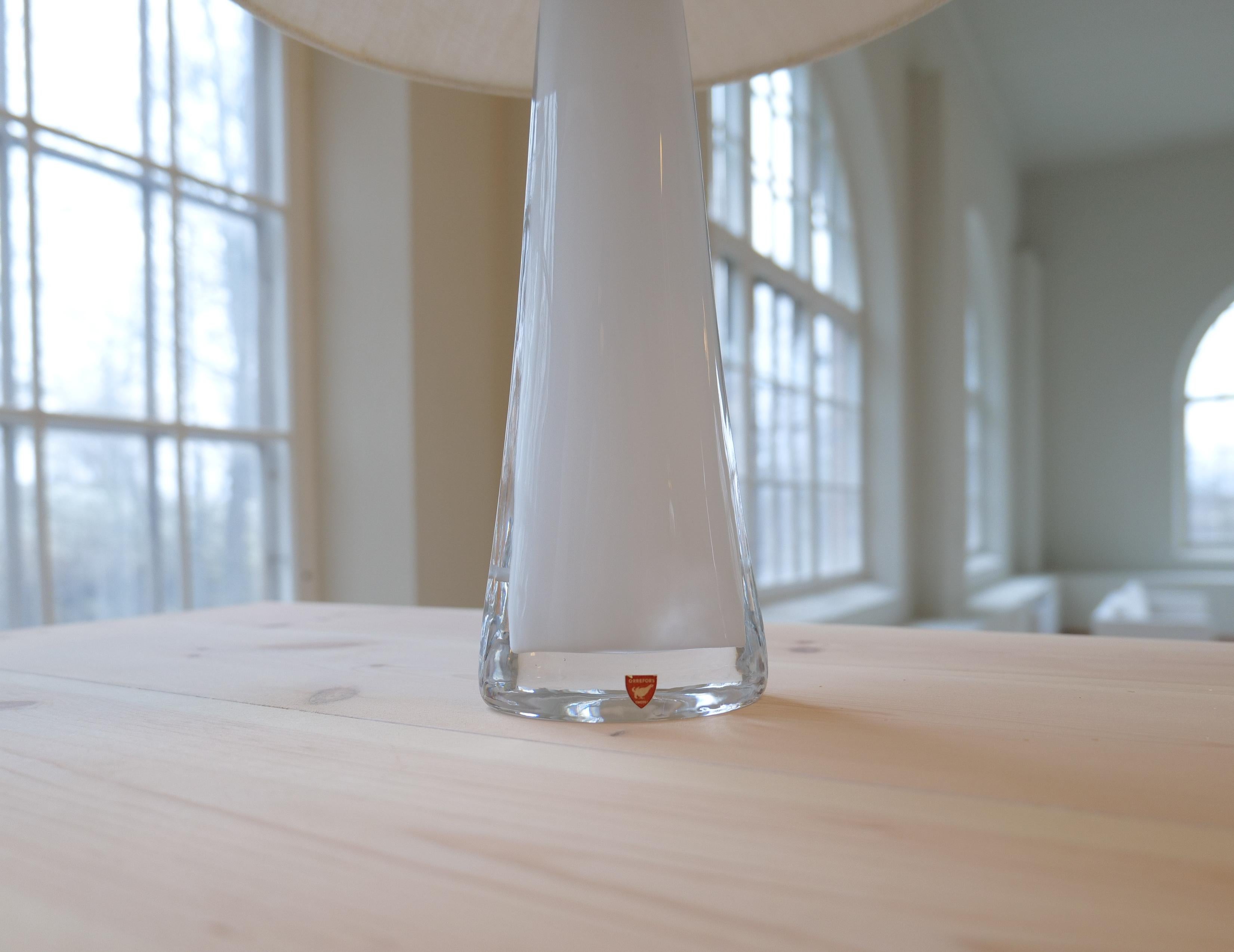 Midcentury Table Lamps by Carl Fagerlund for Orrefors Sweden RD, 1566 im Angebot 9