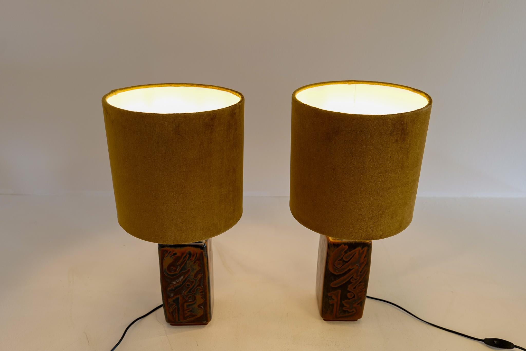 Midcentury Table Lamps Carl Harry Stålhane Rörstrand Sultan, 1960s 4