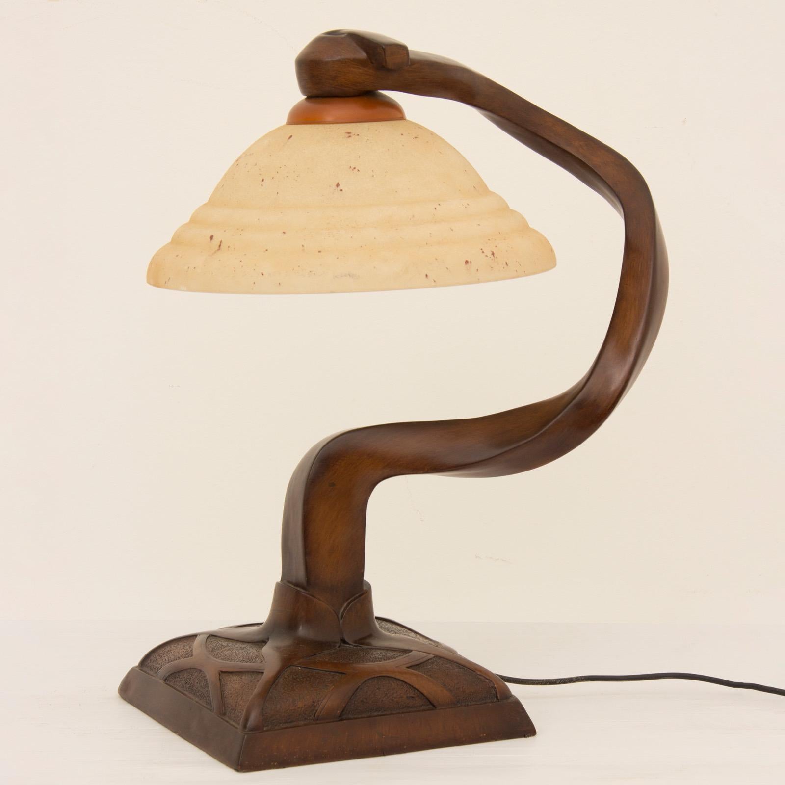 Walnut Midcentury Table Lamps For Sale