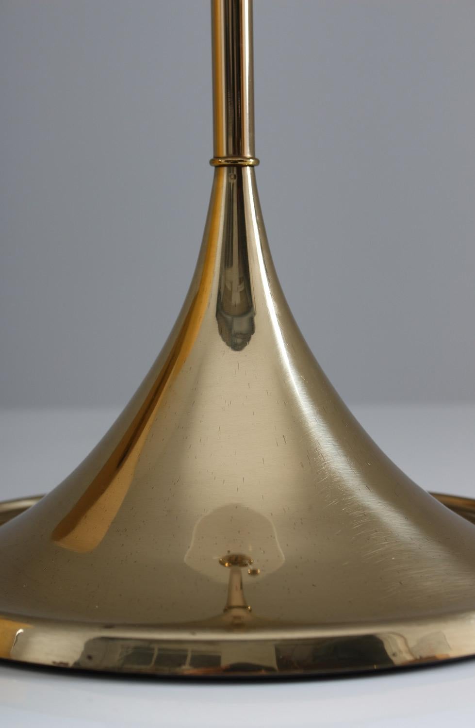 Midcentury Table Lamps in Brass by A. Svensson and Y. Sandström for Bergboms 4