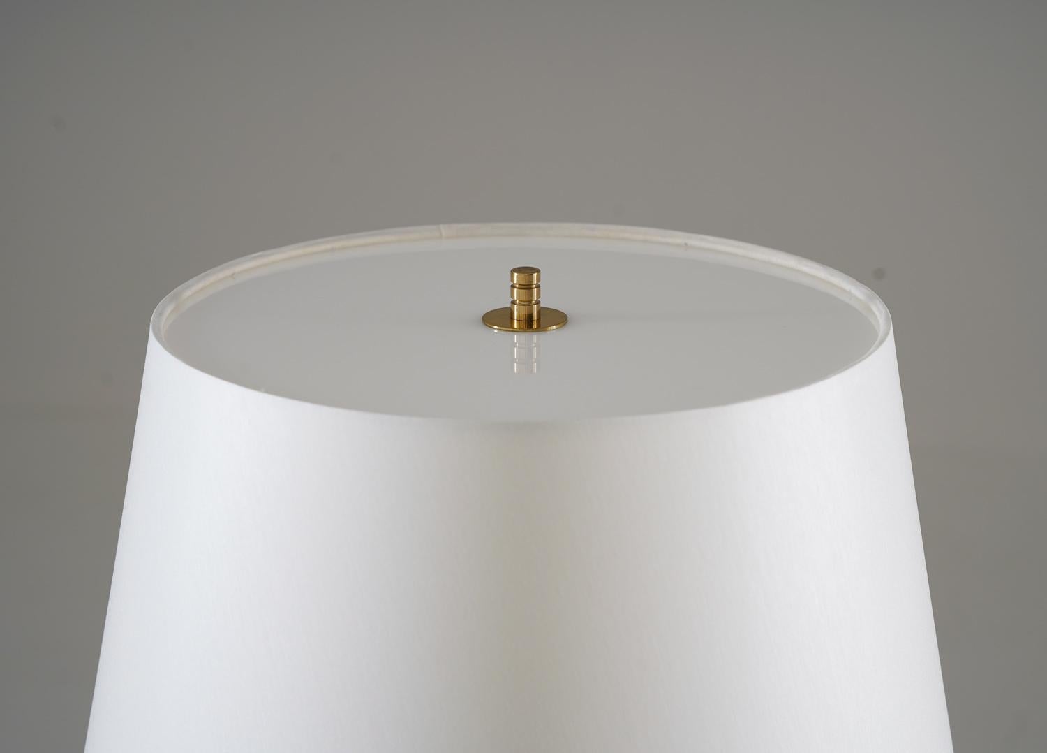 Midcentury Table Lamps in Brass by A. Svensson and Y. Sandström for Bergboms In Good Condition In Karlstad, SE