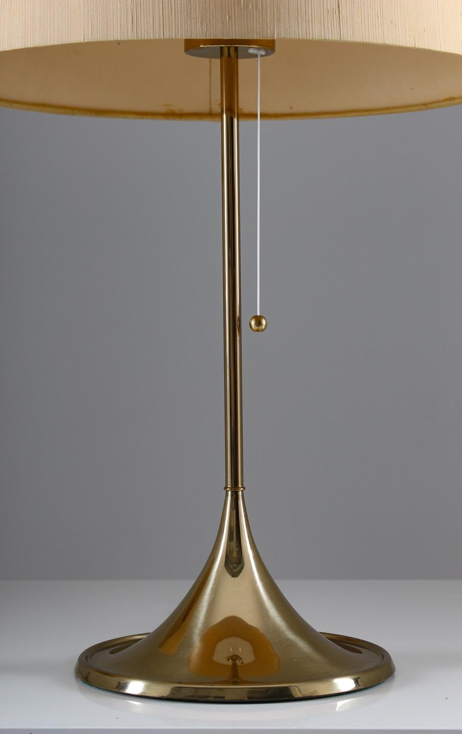 Midcentury Table Lamps in Brass by A. Svensson and Y. Sandström for Bergboms 2