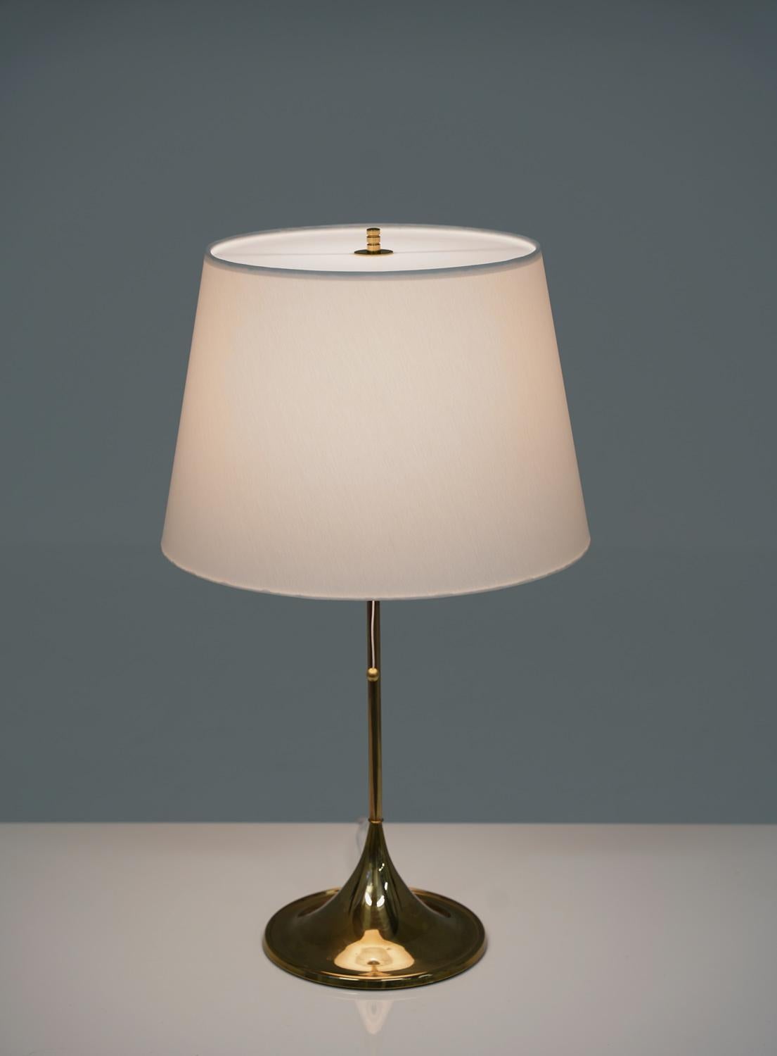 Midcentury Table Lamps in Brass by A. Svensson and Y. Sandström for Bergboms 3