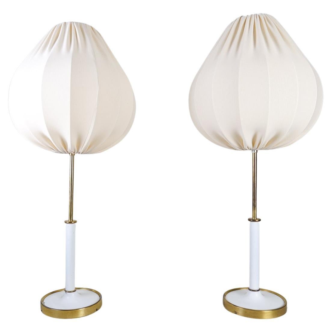 Midcentury Modern Table Lamps Model 2466  by Josef Frank , Svenskt Tenn Sweden For Sale