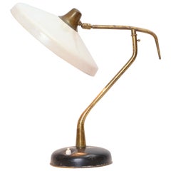 Midcentury Table or Desk Lamp by Oscar Torlasco for Lumi, Italy, circa 1950