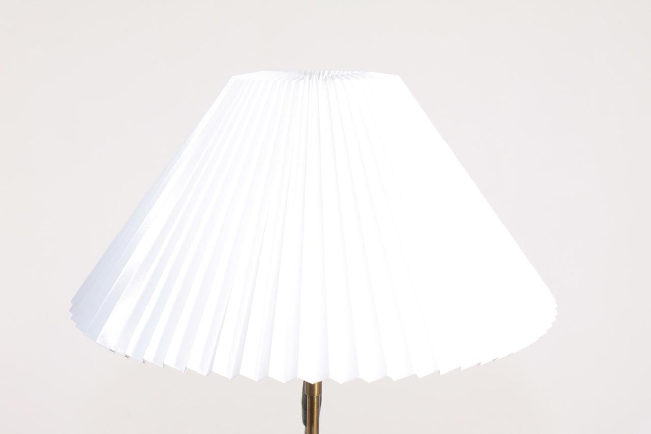 Scandinavian Modern Midcentury Table / Wall Lamp in Brass by Le Klint, 1960s For Sale