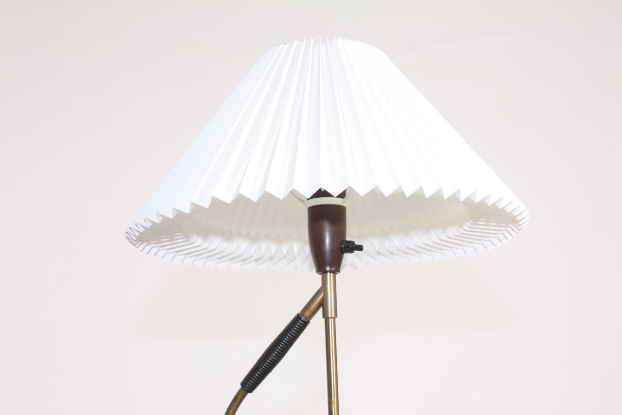 Midcentury Table / Wall Lamp in Brass by Le Klint, 1960s In Good Condition For Sale In Lejre, DK