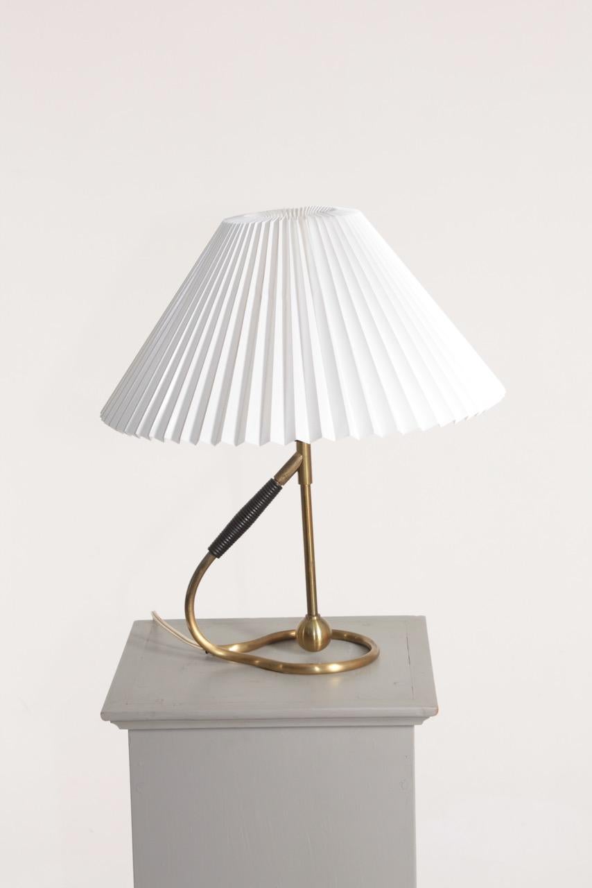 Midcentury Table / Wall Lamp in Brass by Le Klint, 1960s For Sale 1