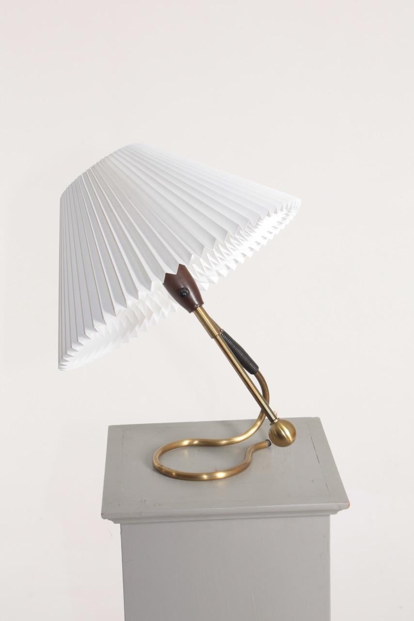 Midcentury Table / Wall Lamp in Brass by Le Klint, 1960s For Sale 3