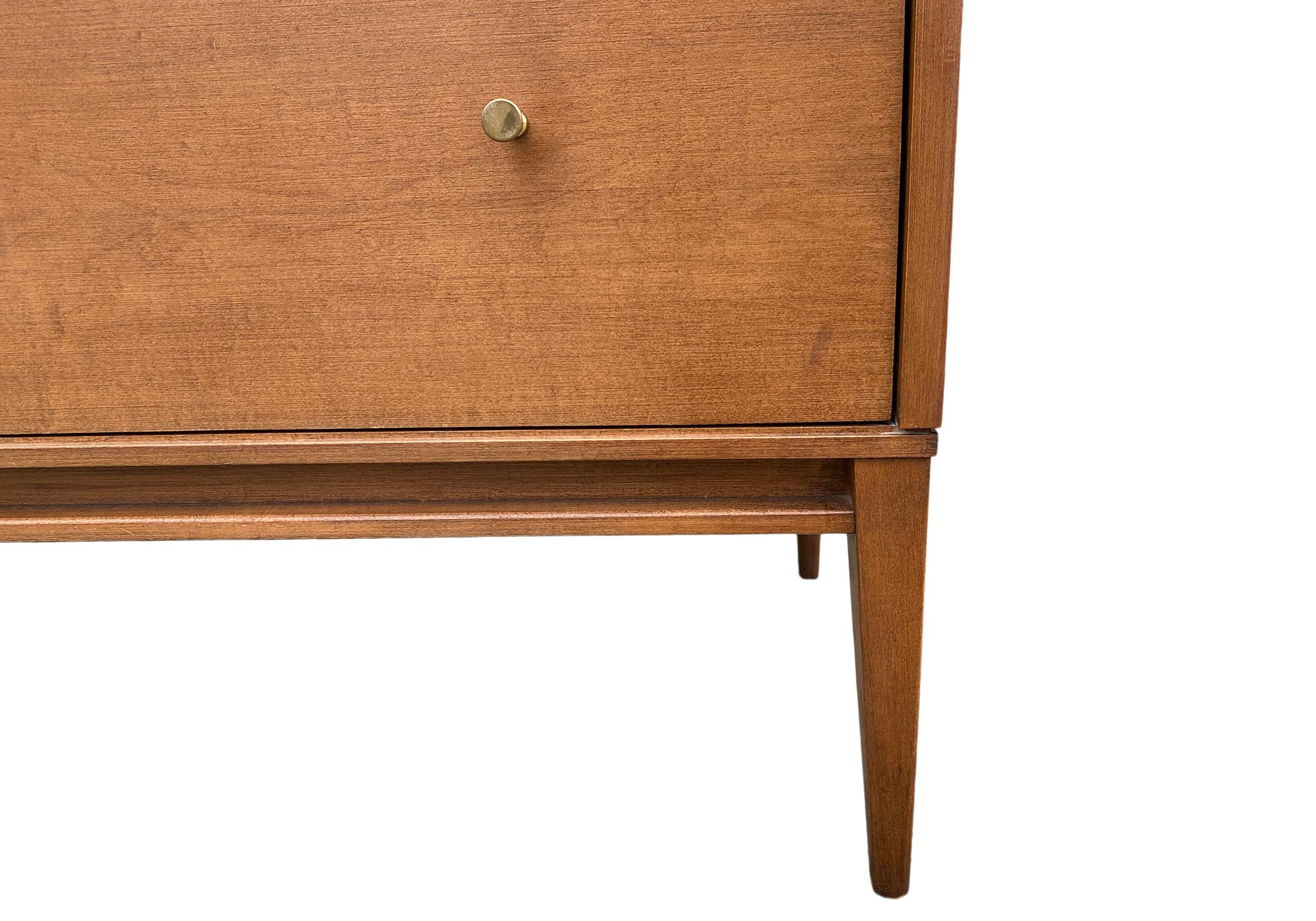 20th Century Midcentury Tall Dresser by Paul McCobb circa 1950 Planner Group #1501 Walnut