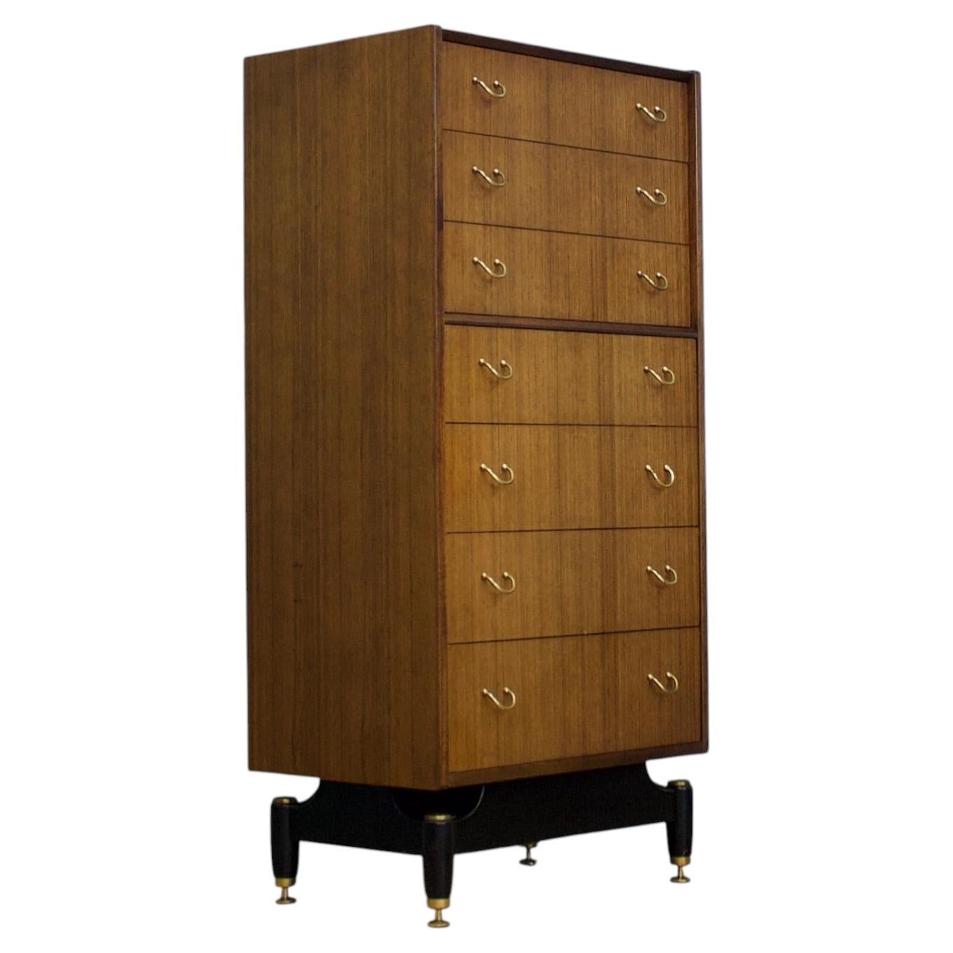 Midcentury Tallboy Chest of Drawers from G Plan, 1950s