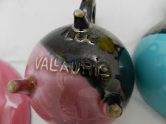 Midcentury Tea Set by Luc Vallauris Provencal Studio Art Pottery Faience Ceramic