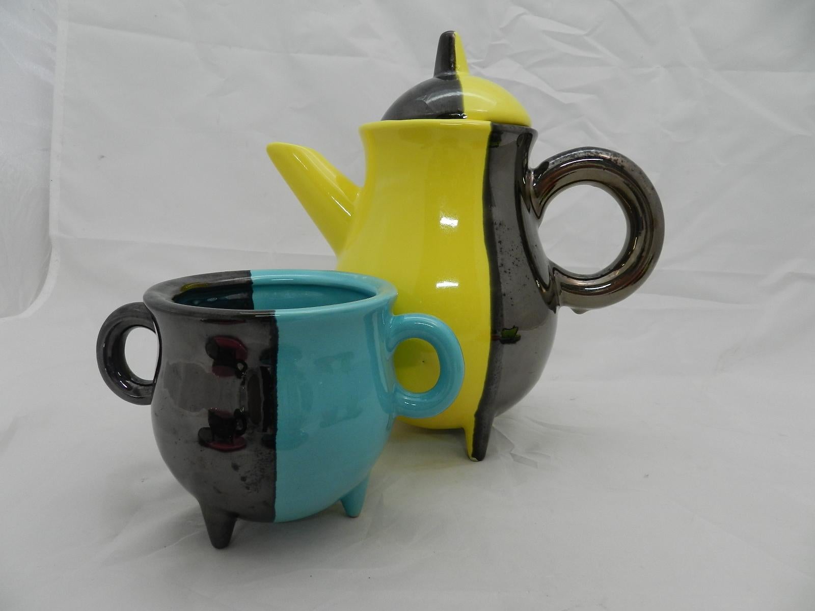 mid century tea set