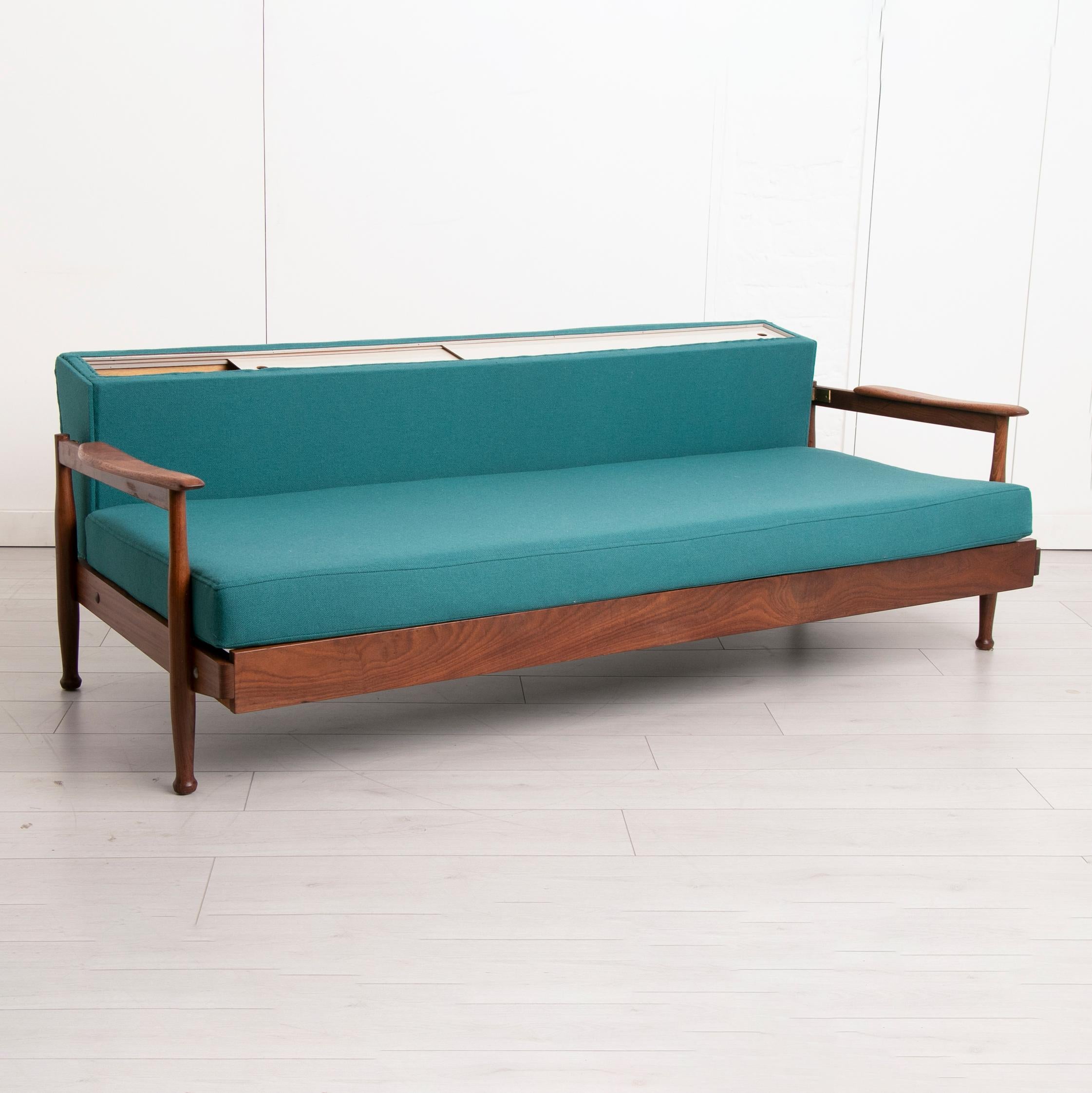 Mid-Century Modern Midcentury Teak & Afrormosia Day Bed by Guy Rogers c.1960