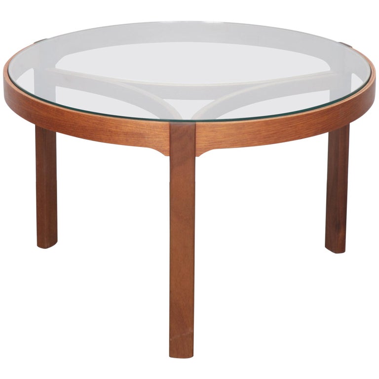 Coffee Table By Nathan Furniture, Nathan Teak And Glass Coffee Table