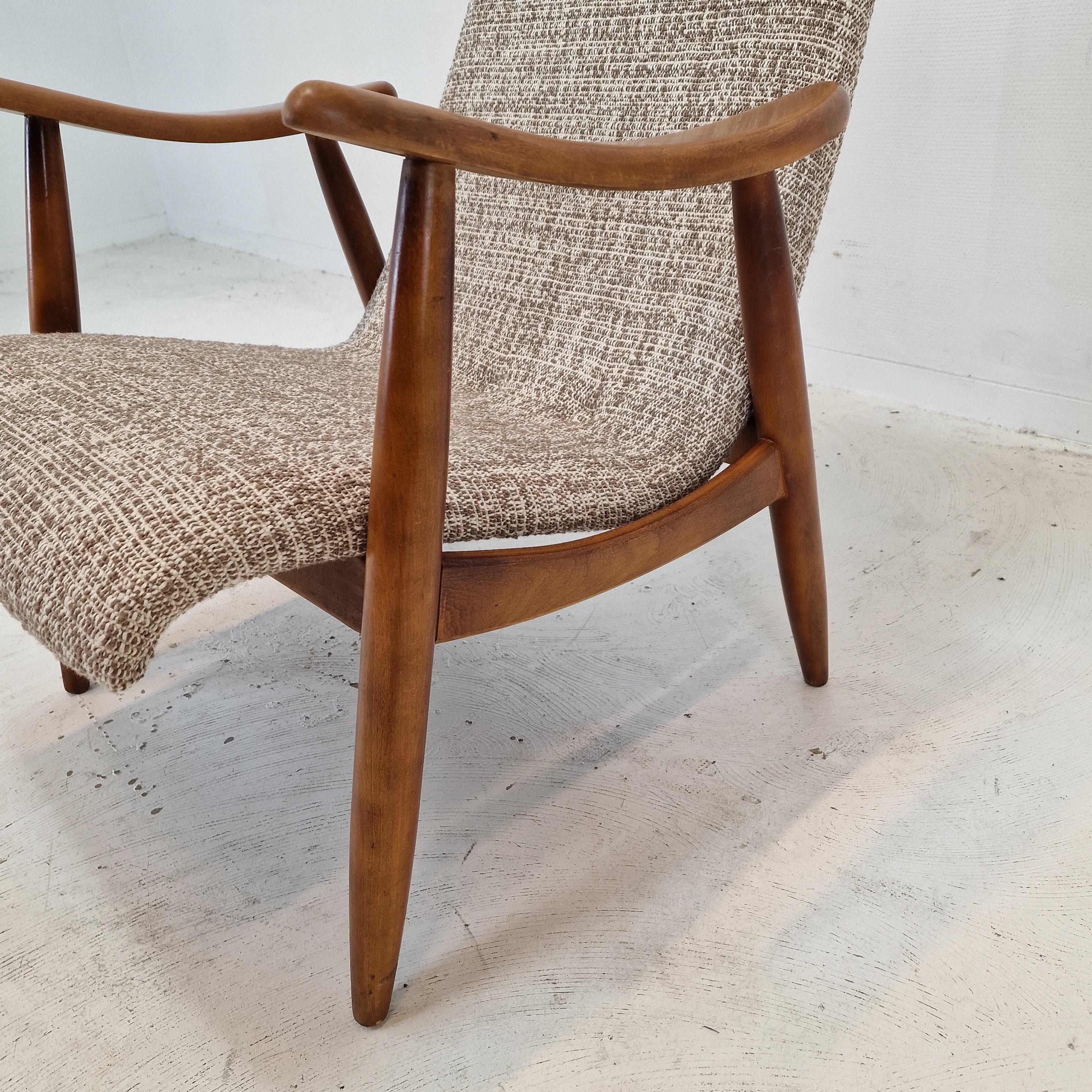 Teakholz-Sessel aus der Jahrhundertmitte Dänemark, 1960er Jahre im Angebot 3