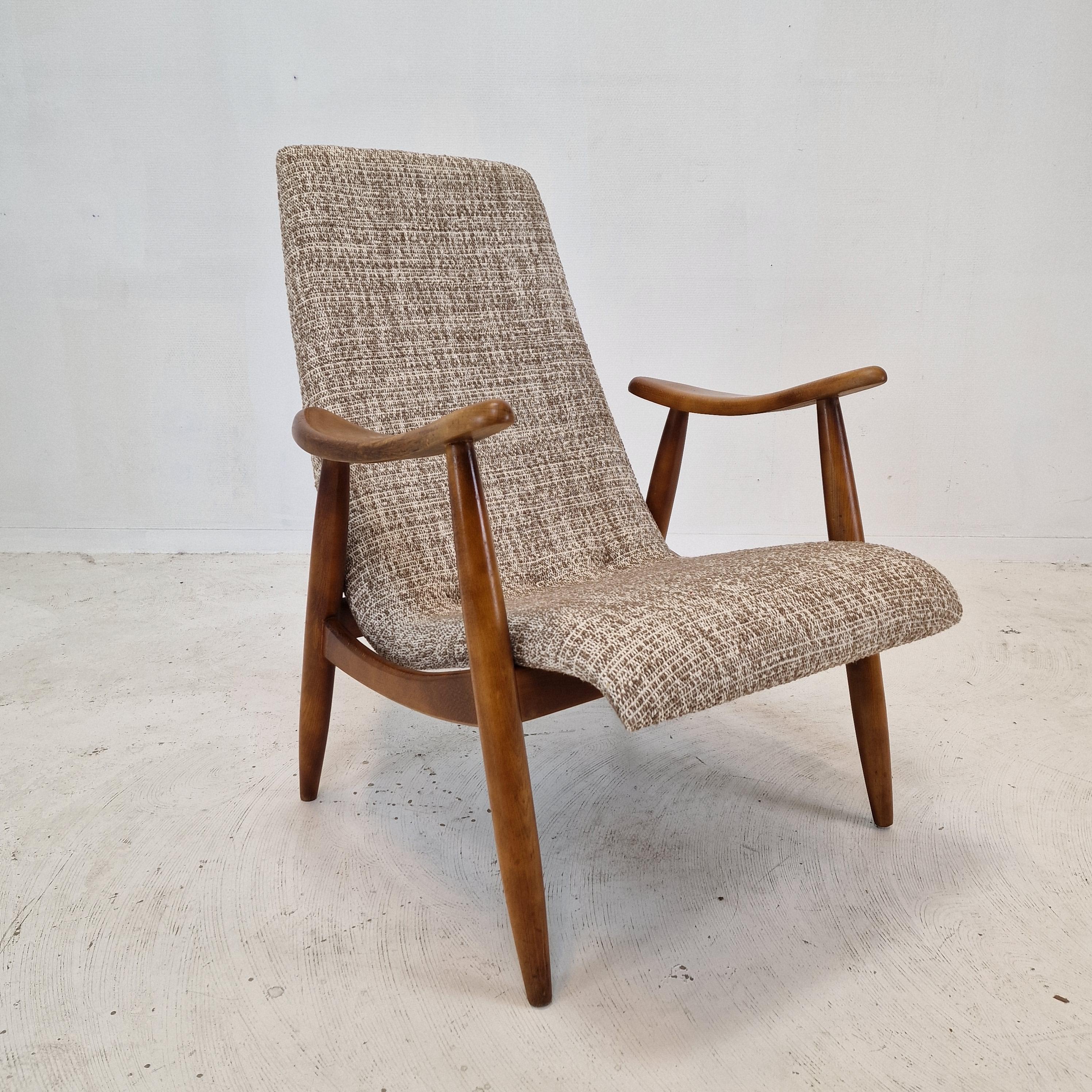 Teakholz-Sessel aus der Jahrhundertmitte Dänemark, 1960er Jahre (Moderne der Mitte des Jahrhunderts) im Angebot