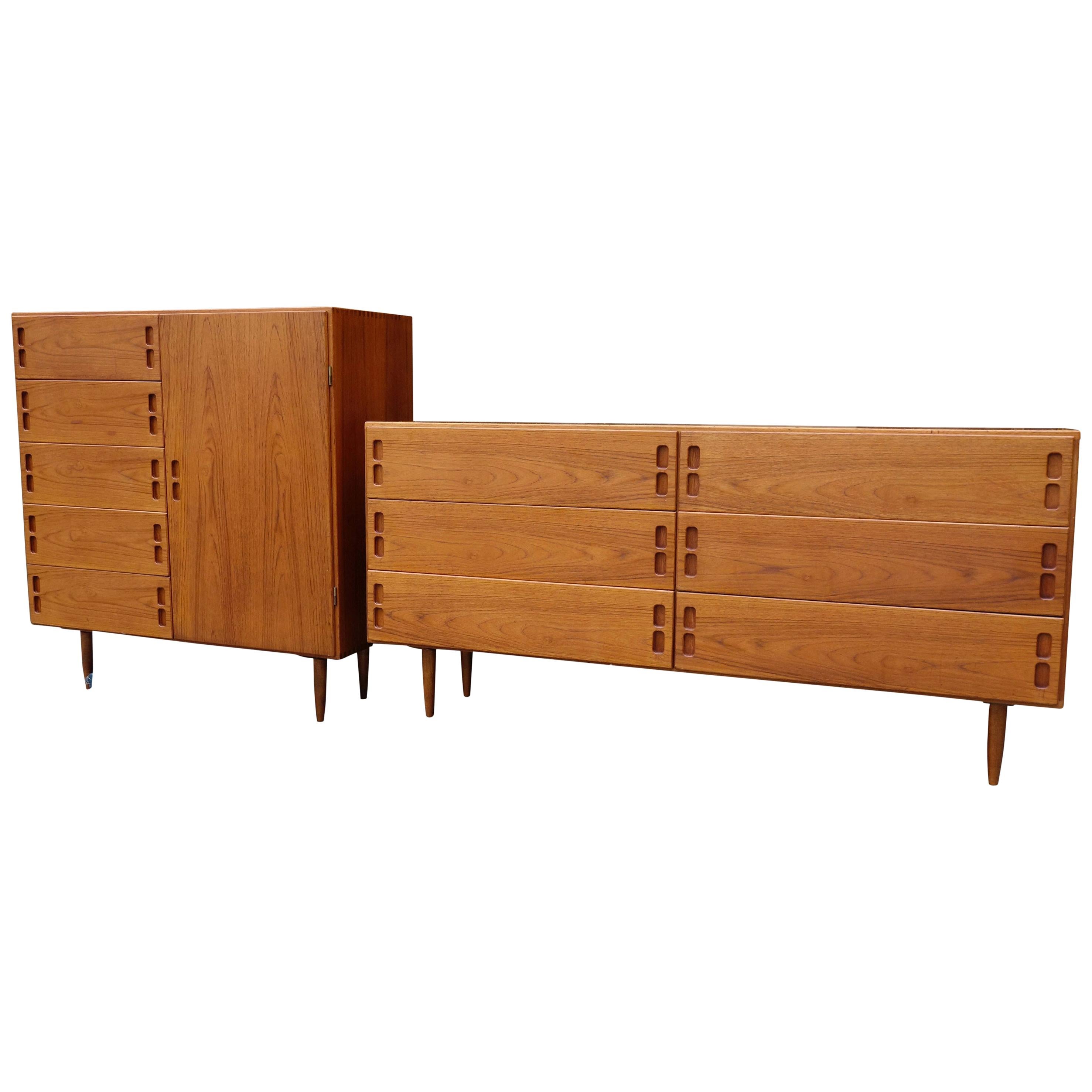 Midcentury Teak Bedroom Set at 1stDibs