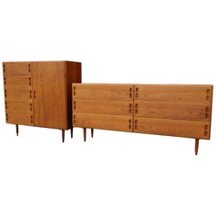 Vintage Midcentury Teak Bedroom Set