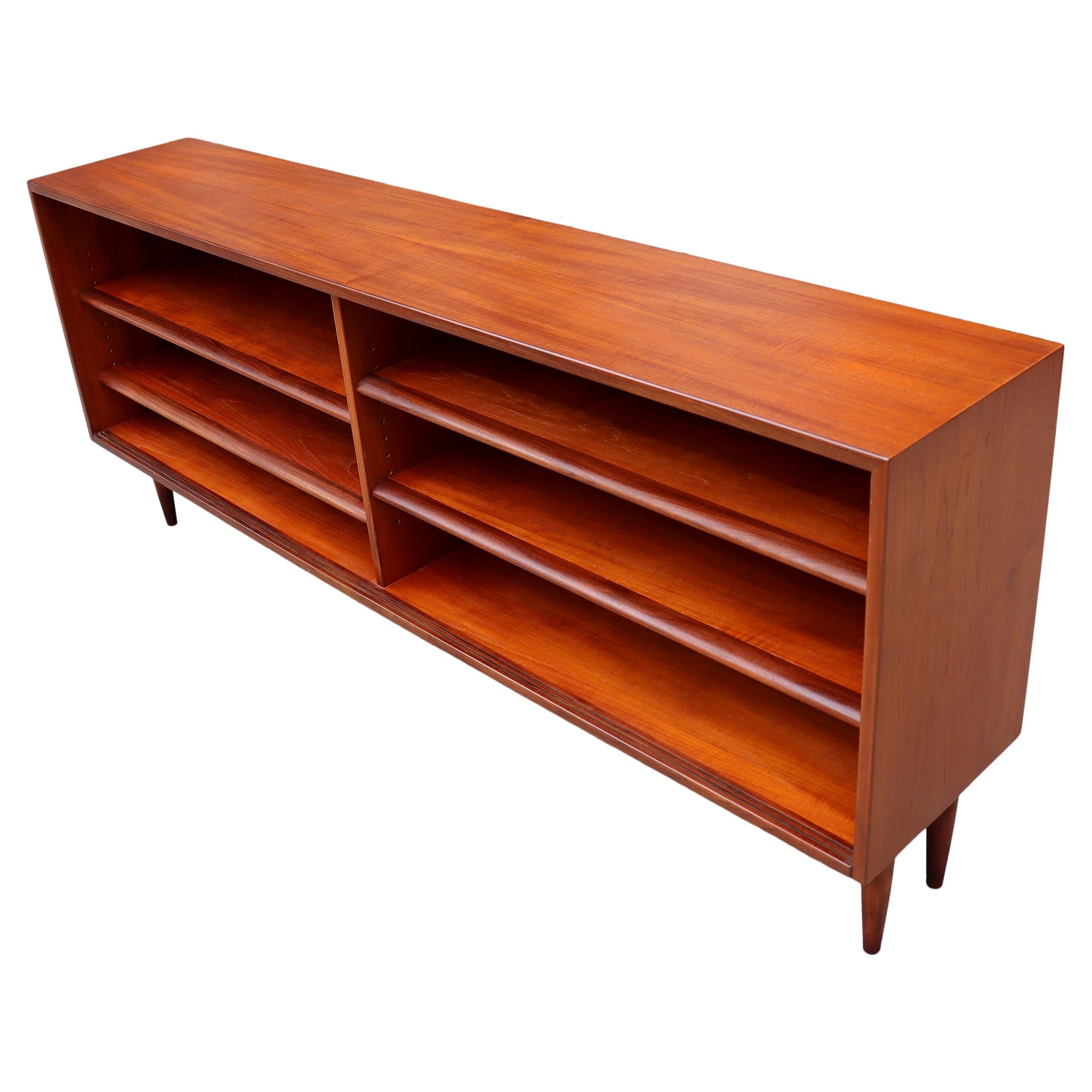 Midcentury Teak Bookcase or Credenza at 1stDibs | credenza bookcase