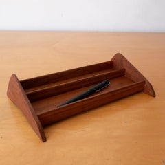Midcentury Teak Catch All Watch or Pen Holder