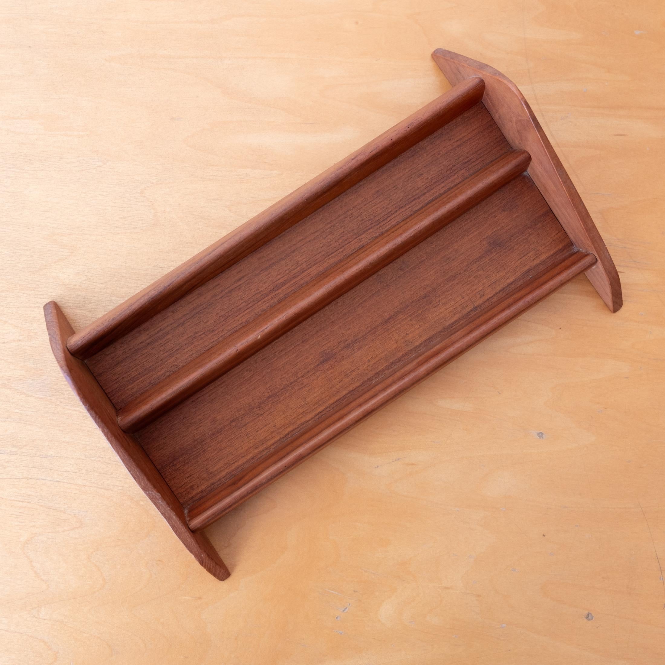 Midcentury Teak Catch All Uhren- oder Stifthalter im Zustand „Gut“ im Angebot in San Diego, CA