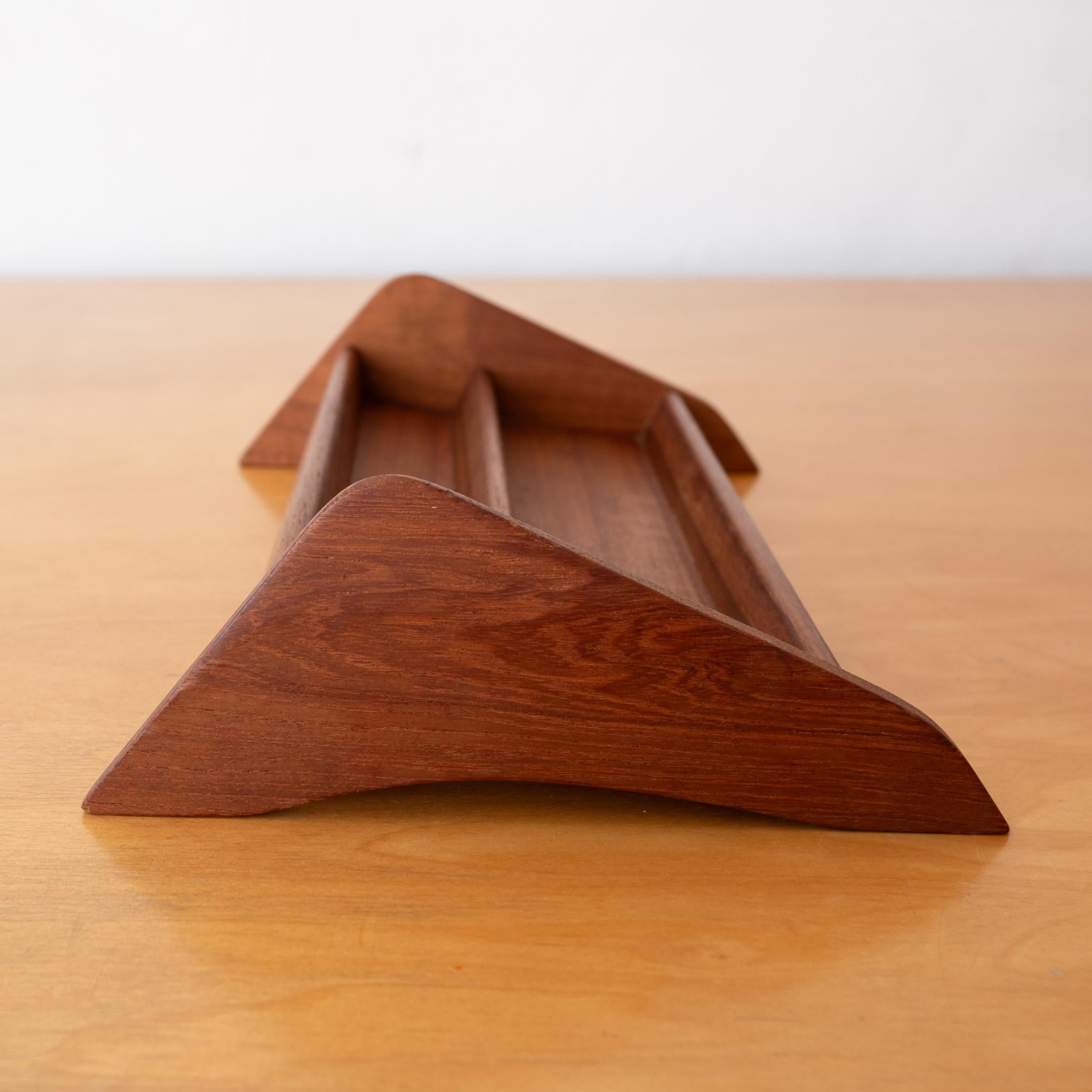 Midcentury Teak Catch All Uhren- oder Stifthalter (Mitte des 20. Jahrhunderts) im Angebot