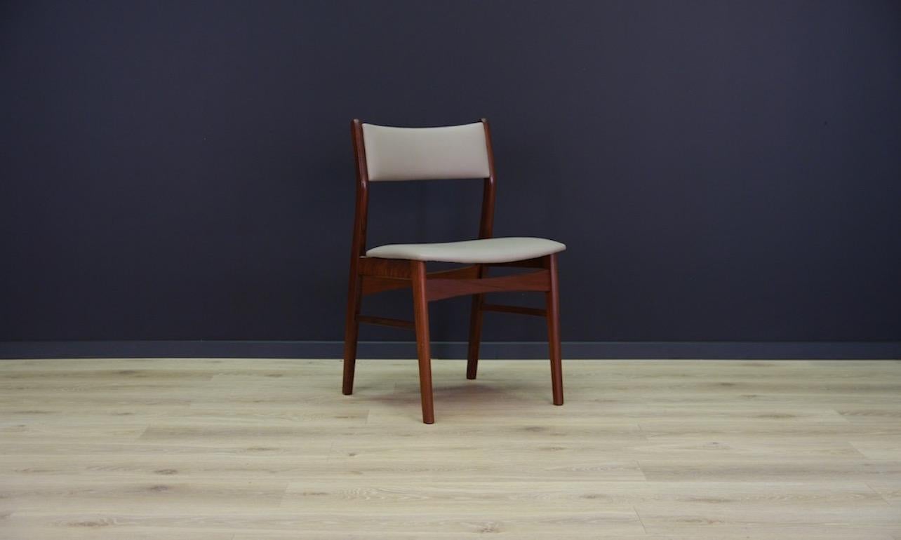 Scandinavian Midcentury Teak Chairs Danish Design Teak Retro, 1960s For Sale