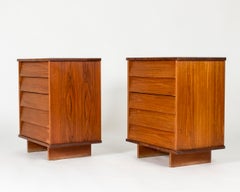 Midcentury Teak Commodes by Ilmari Tapiovaara, Asko, Finland, 1960s