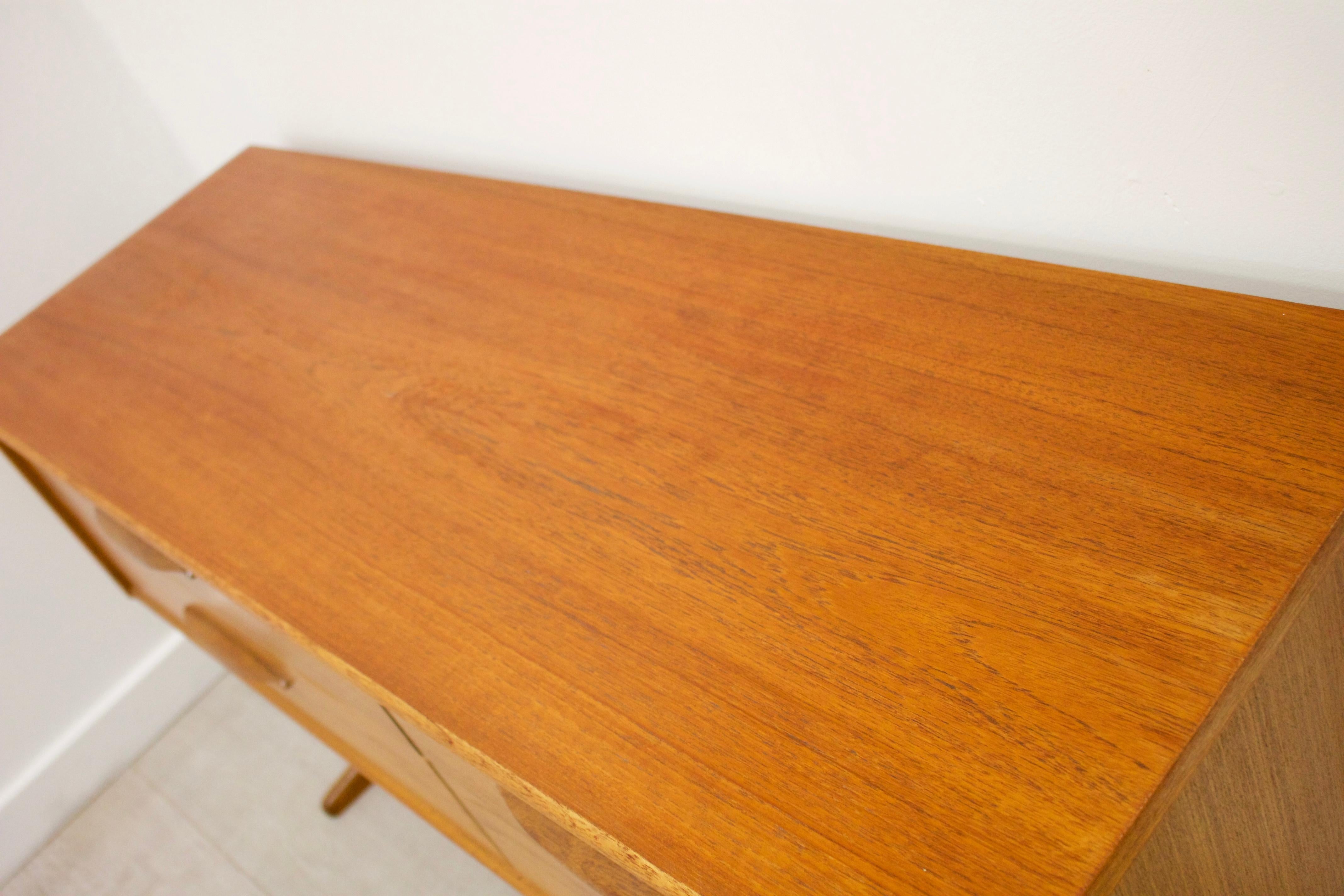 Woodwork Midcentury Teak Compact Austinsuite Sideboard, 1960s For Sale