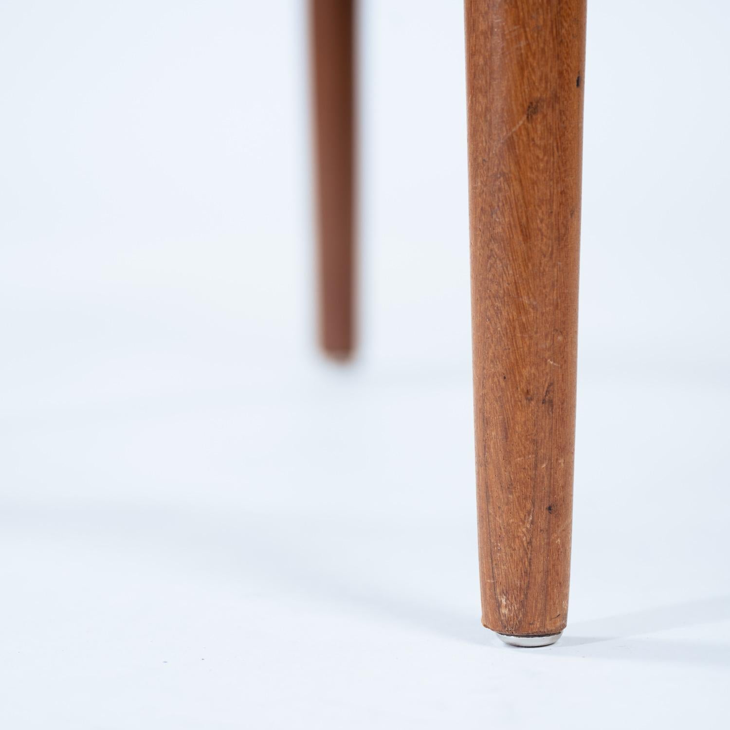 Set aus Teakholz-Design aus der Mitte des Jahrhunderts mit ausziehbarem Tisch und 6 organisch geformten Stühlen im Angebot 5