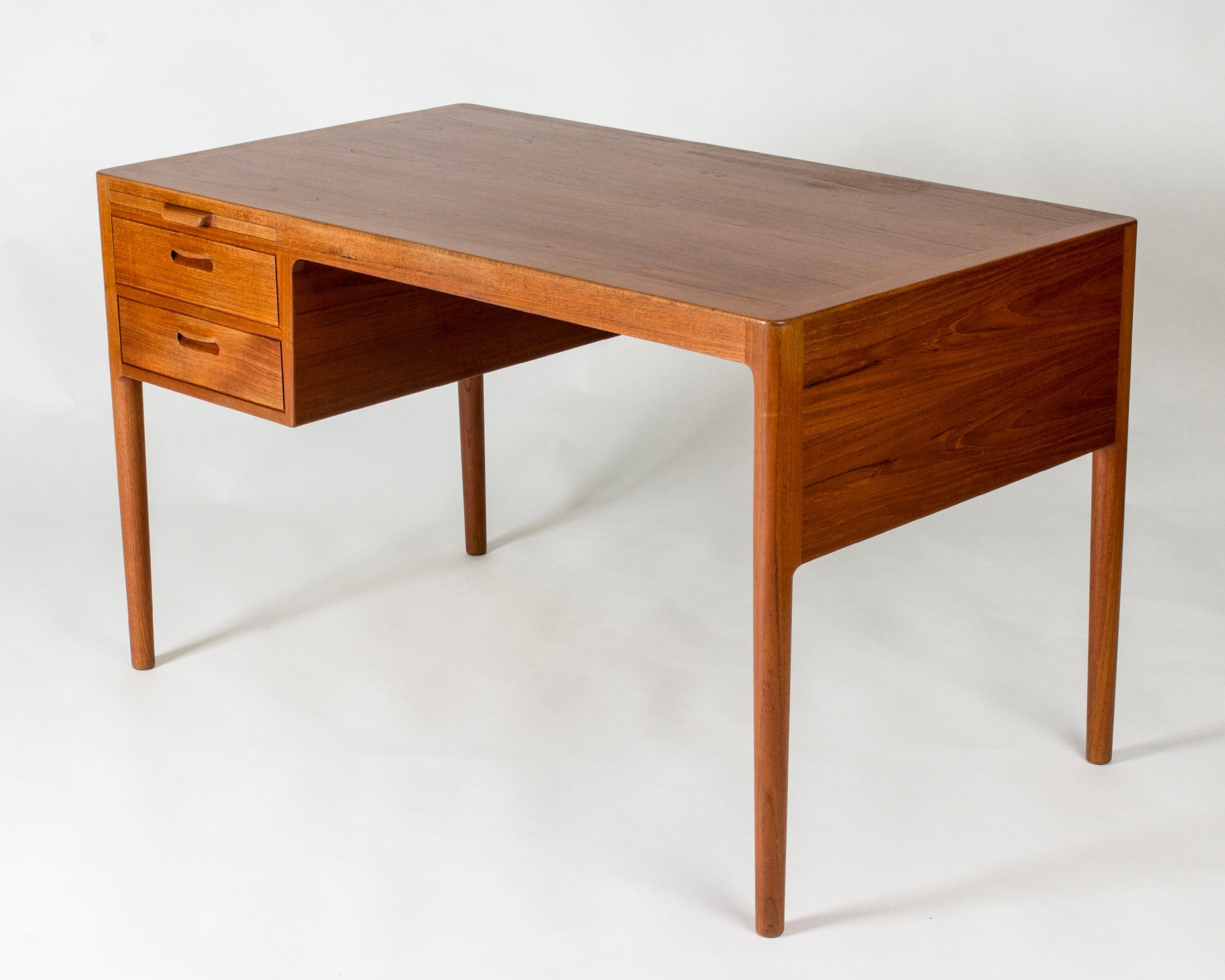 Danish Midcentury Teak Desk by Hans J. Wegner, Denmark, 1960s For Sale