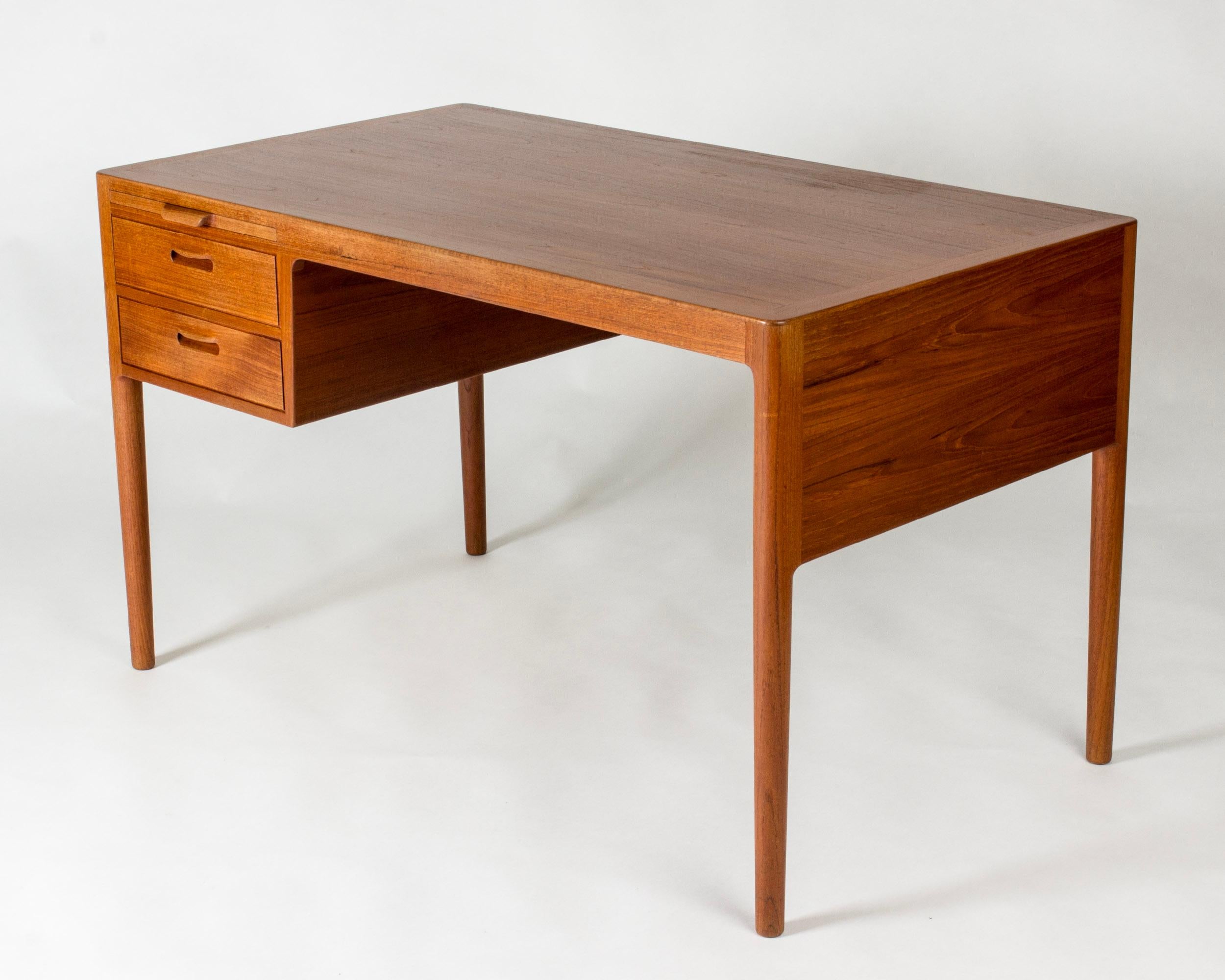 Danish Midcentury Teak Desk by Hans J. Wegner, Denmark, 1960s