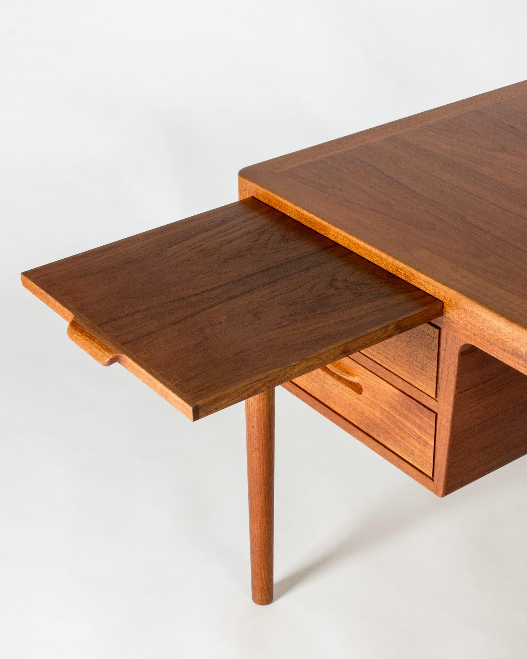Mid-20th Century Midcentury Teak Desk by Hans J. Wegner, Denmark, 1960s For Sale