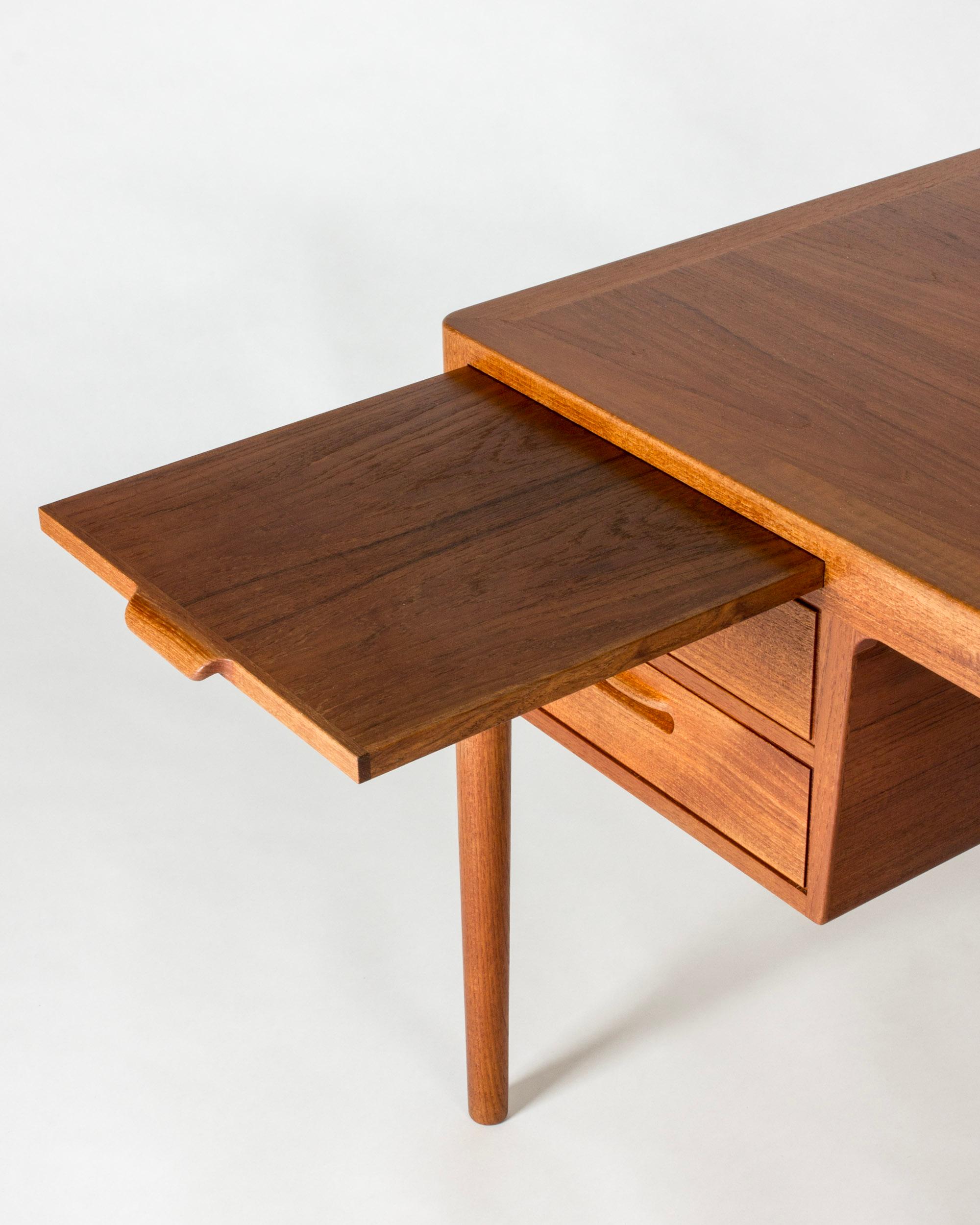 Mid-20th Century Midcentury Teak Desk by Hans J. Wegner, Denmark, 1960s