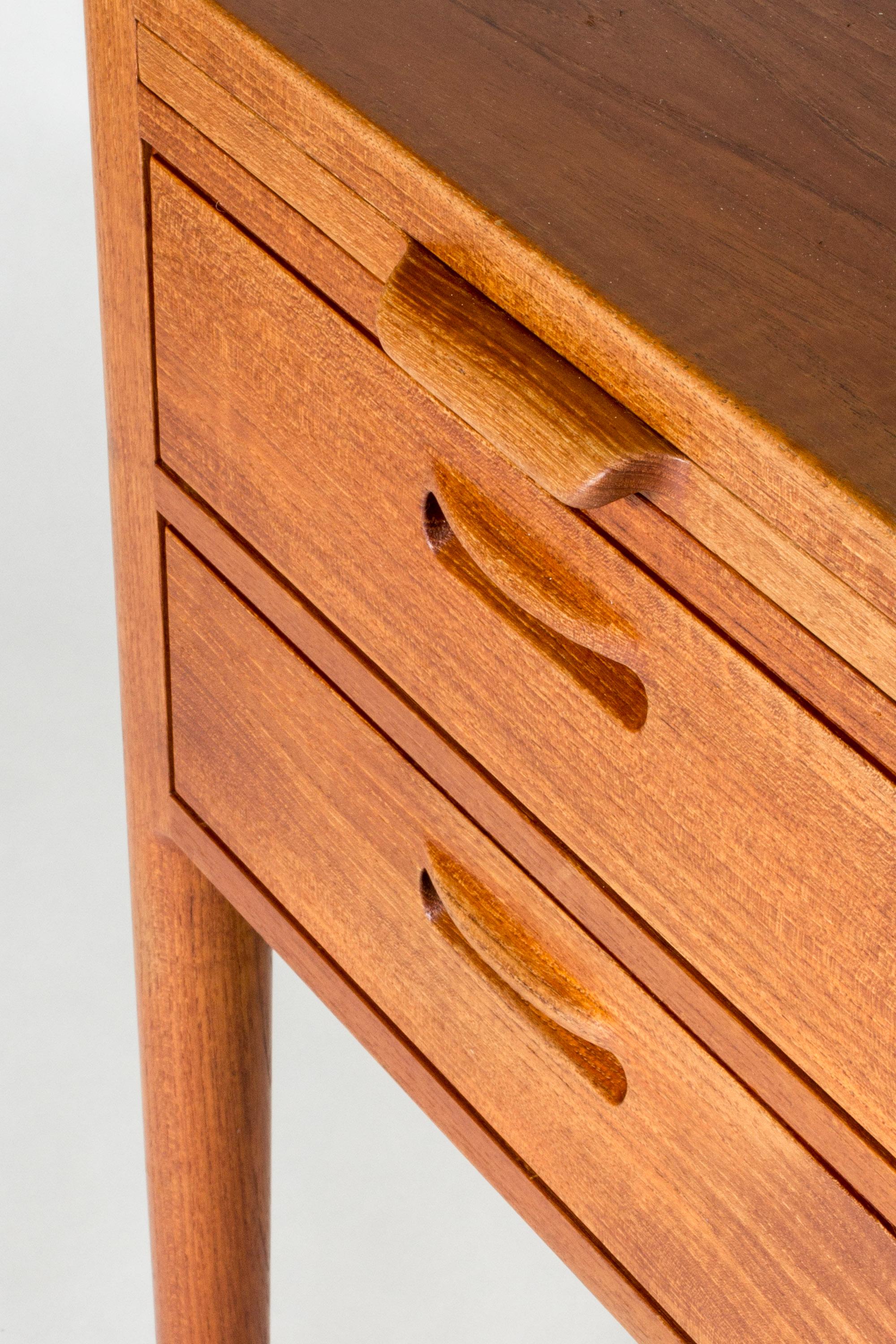 Midcentury Teak Desk by Hans J. Wegner, Denmark, 1960s For Sale 1