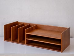 Midcentury Teak Desk Organizer or Letter Tray by Pedersen & Hansen