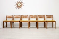 Midcentury Teak Dining Chairs from Nathan Set of 6