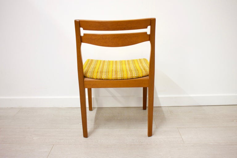 Midcentury Teak Dining Chairs from Nathan Set of 6 For Sale at 1stDibs