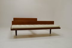 Midcentury Teak Double Master Bed with Bench