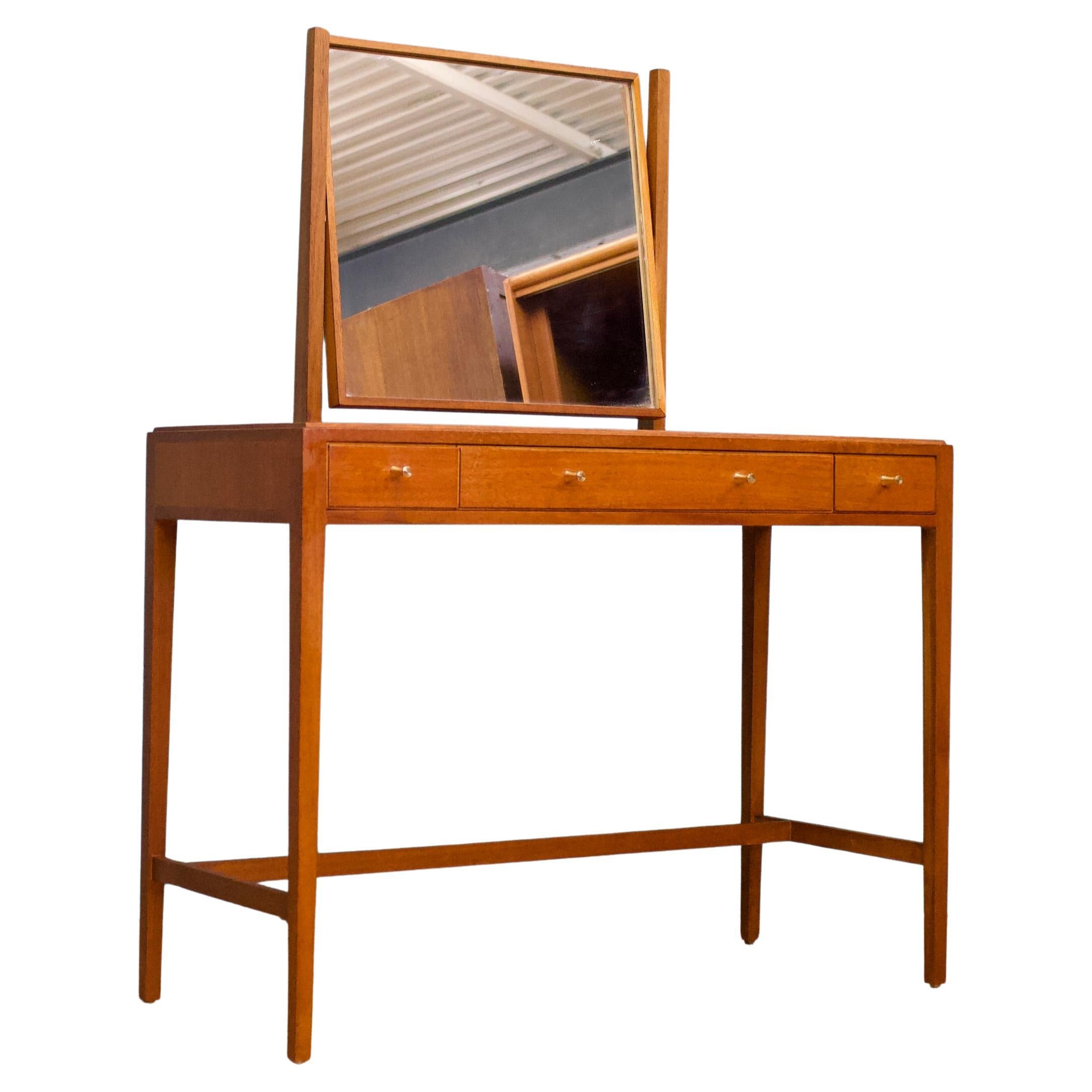 Midcentury Teak Dressing Table by Heals from Loughborough, 1960s For Sale