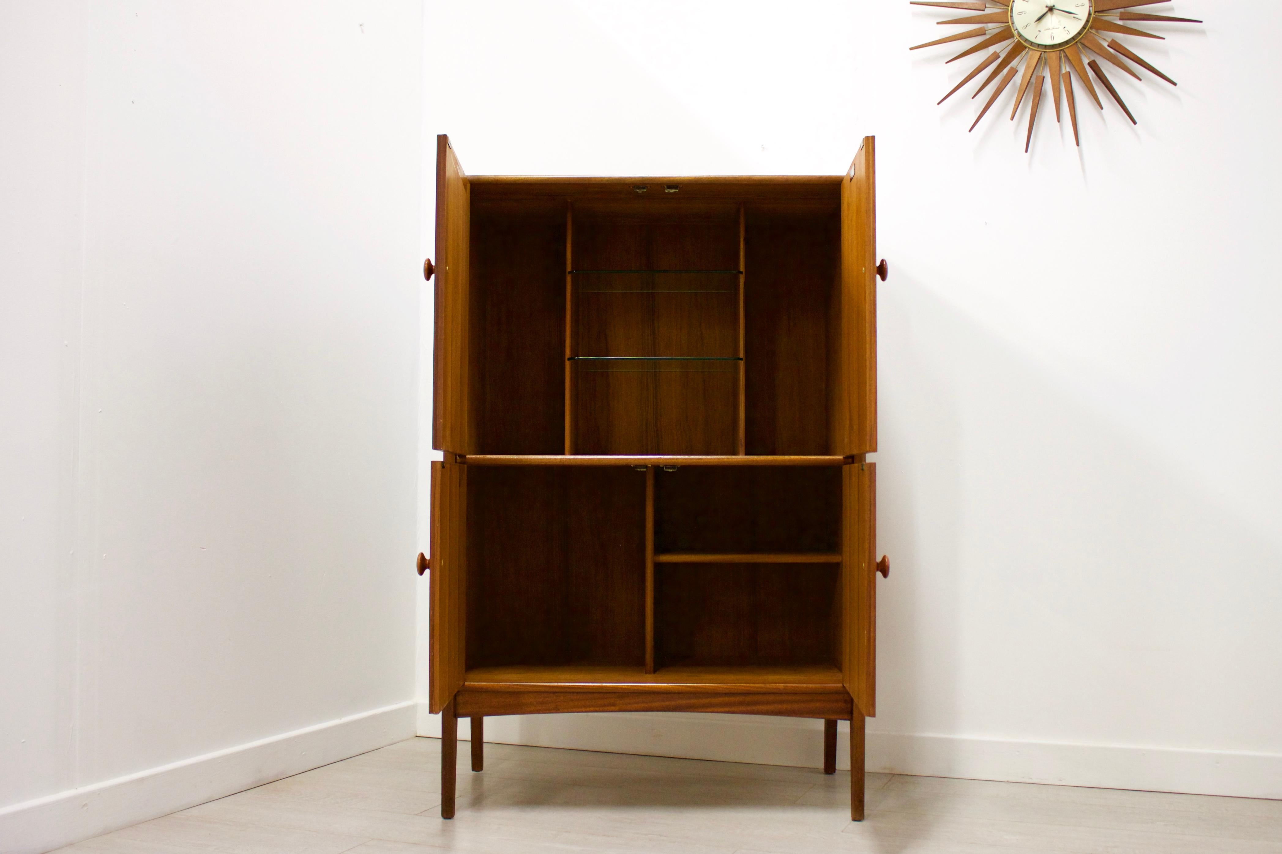 British Midcentury Teak Drinks Cabinet from Younger, 1960s