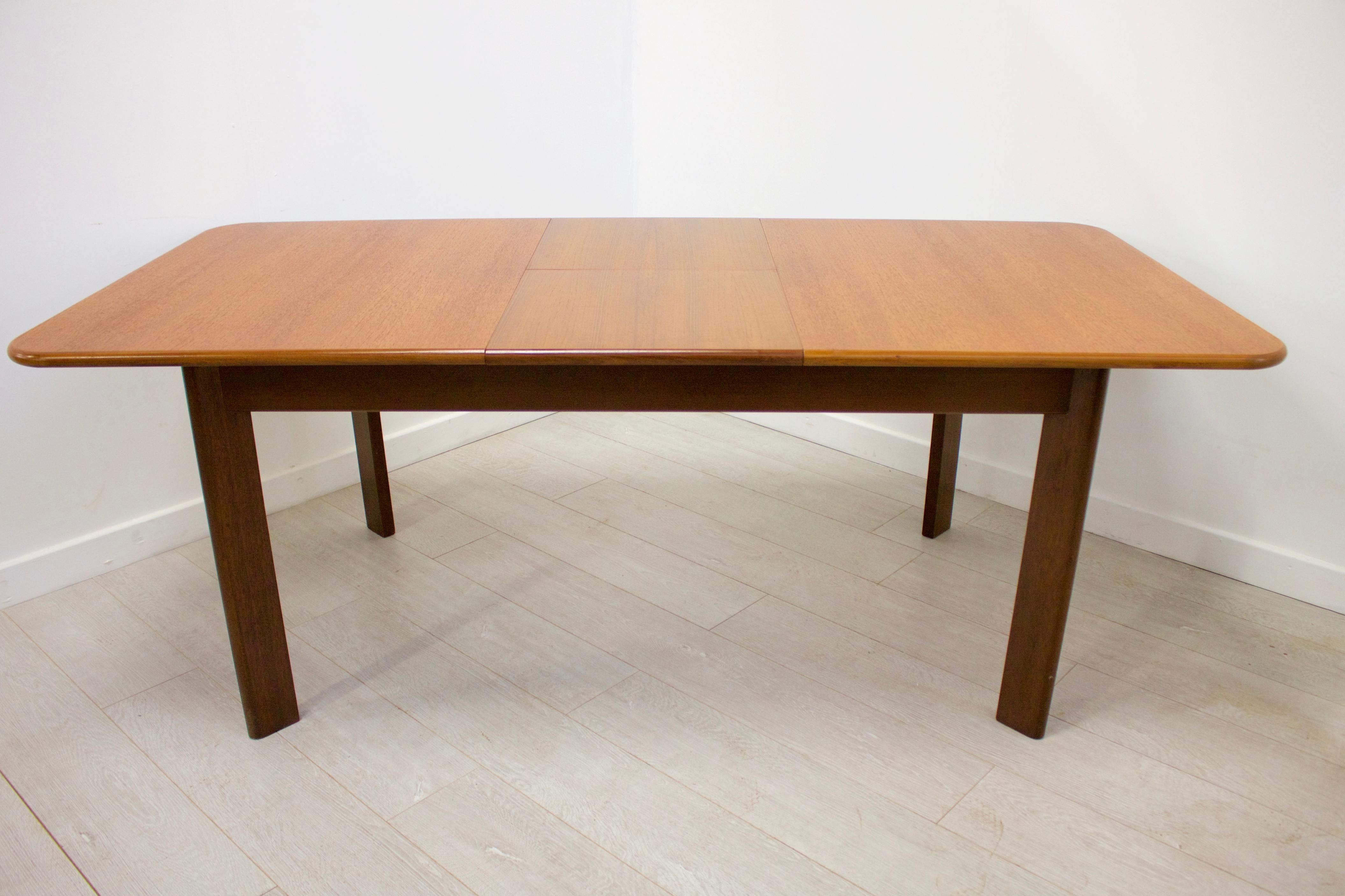 British Midcentury Teak Extending Dining Table by G-Plan, 1970s For Sale