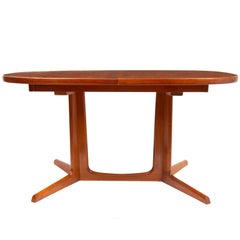 Midcentury Teak Extending Dining Table by Niels O.Moller for Gudme Mobelfabrik