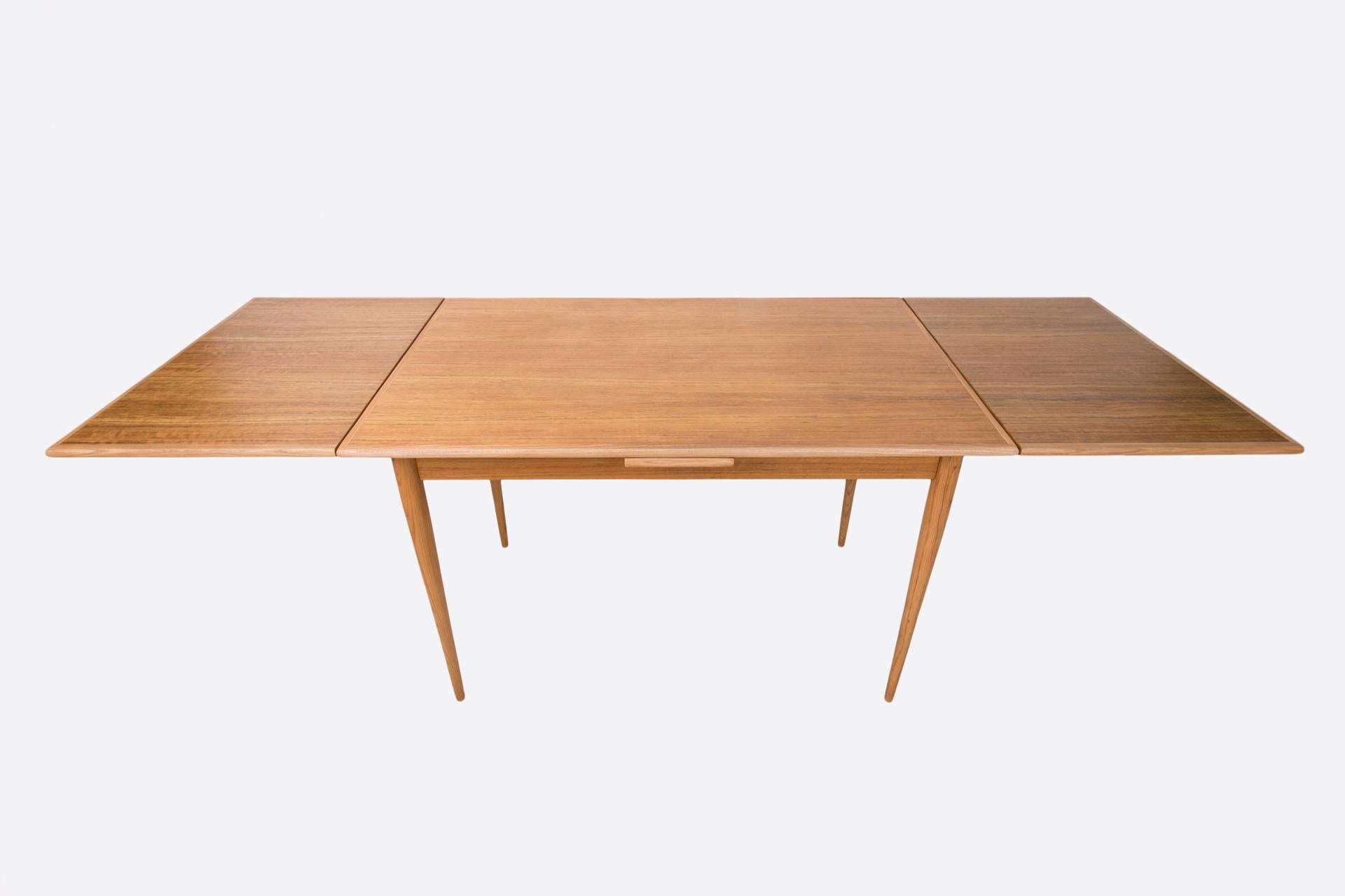 Mid-20th Century Midcentury Teak Folding Table, Danish Design, 1960s