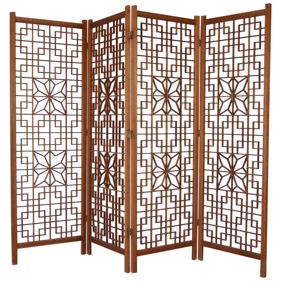 Small Japanese Style Room Divider by Teruo Hara For Sale at 1stDibs