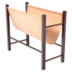 Porte-revues en teck du milieu du siècle Style danois