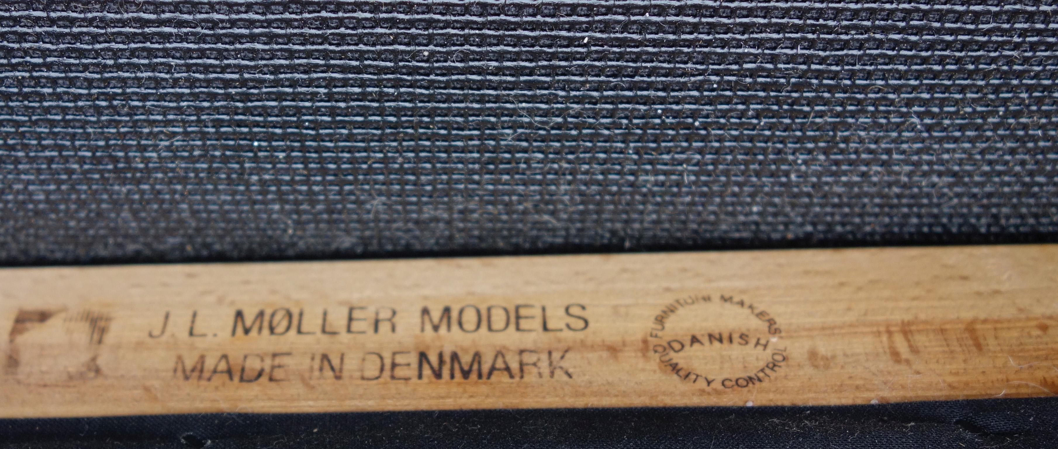 Midcentury Teak Moller Chairs Model 79 5