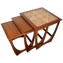 Vintage Midcentury Teak Nesting Side Table Set by G Plan